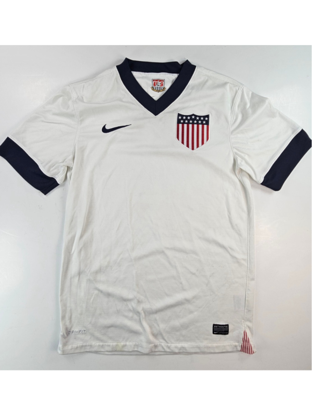 Nike USA USMNT 2013 Centennial Authentic Soccer Jersey White Men’s Small S